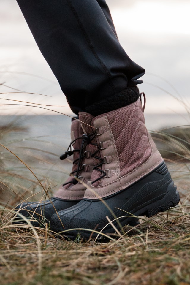 Isnes ullfôret vinterstøvel Brown Dame - 1