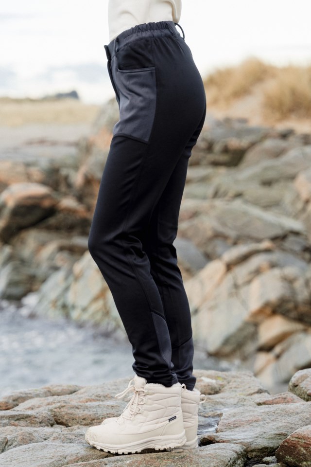 Fjellstien softshell turbukse Black Dame - 1