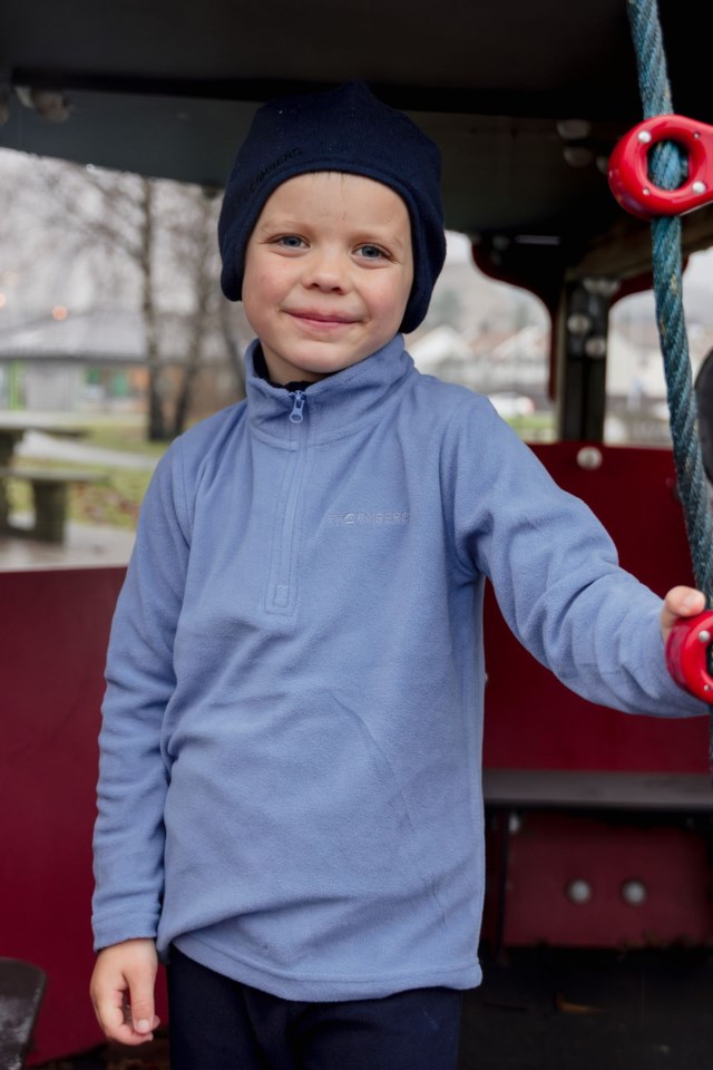 Marka fleecegenser barn 1-7 Blue Barn - 1