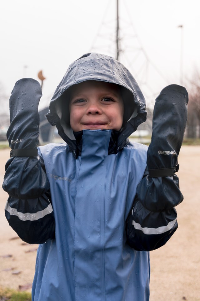 Lofoten fôret regnvott barn 1-7 Blue Barn - 1