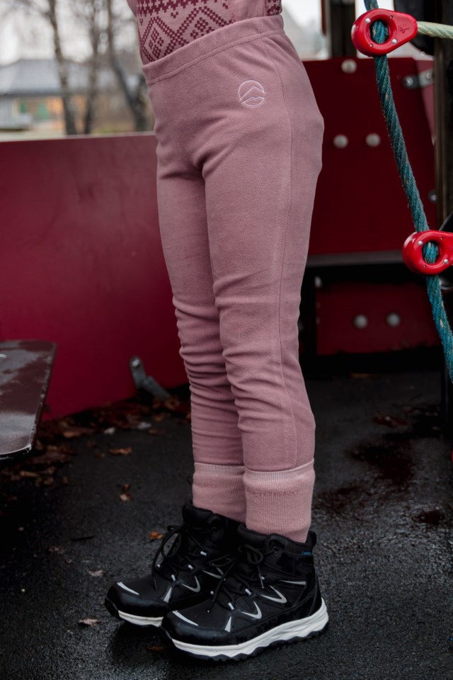 Bergen fleecelongs barn 1-7 Pink Barn - 1