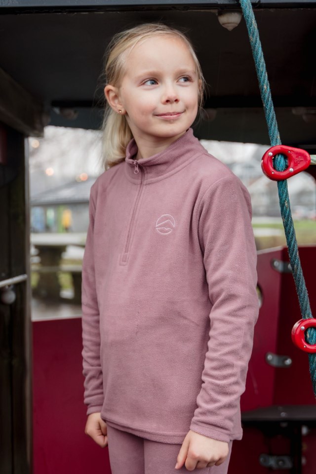 Bergen fleecegenser barn 1-7 Pink Barn - 1