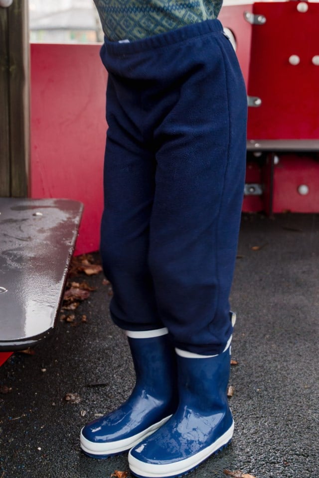 Virvle fleecebukse barn 1-7 Blue Barn - 1