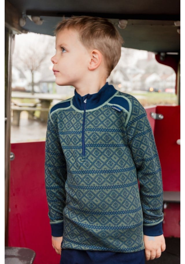 stormberg Rauland 2-lags Half Zip ulltrøye barn 1-7