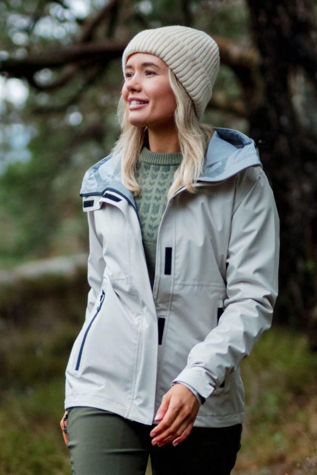 Rauma 3-lags skalljakke Beige Dame - 1