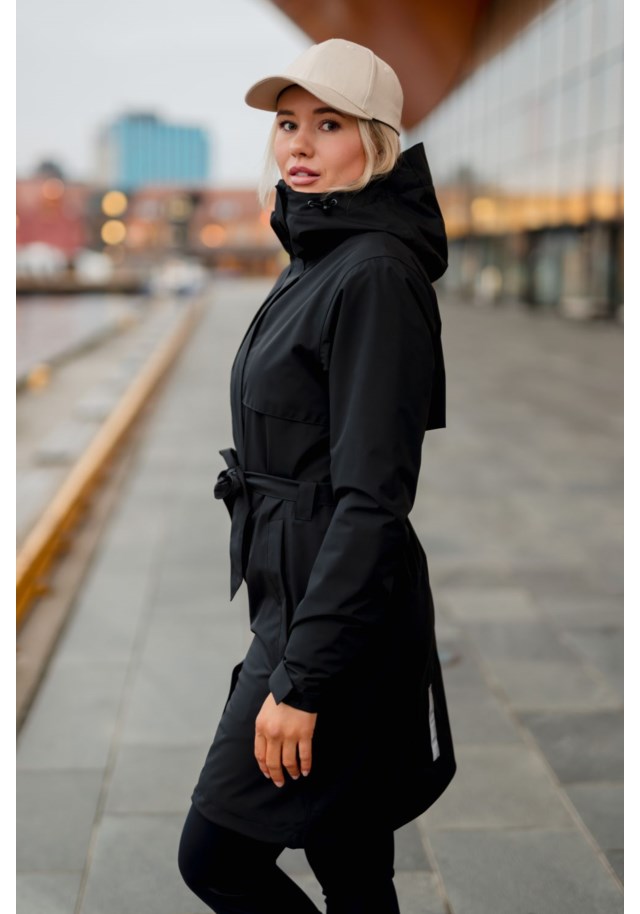 Fredrikstad vanntett trenchcoat