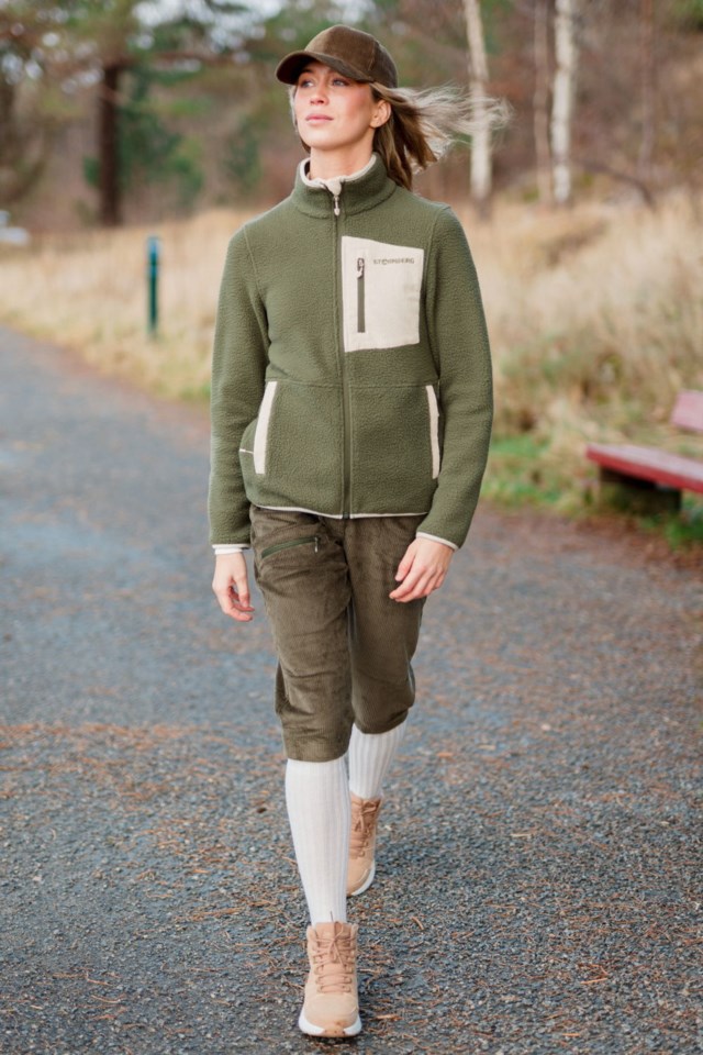 Slettefjell cord nikkers Green Dame - 1