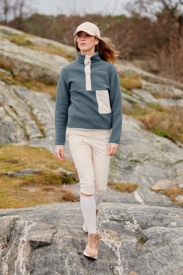 Slettdalen cord nikkers Beige Dame - 1