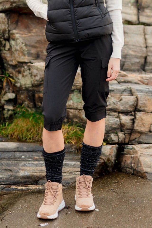 Tryvann cargo nikkers Black Dame - 1