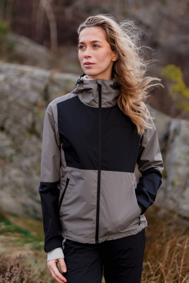 Geiranger fôret skalljakke Black|Grey Dame - 1