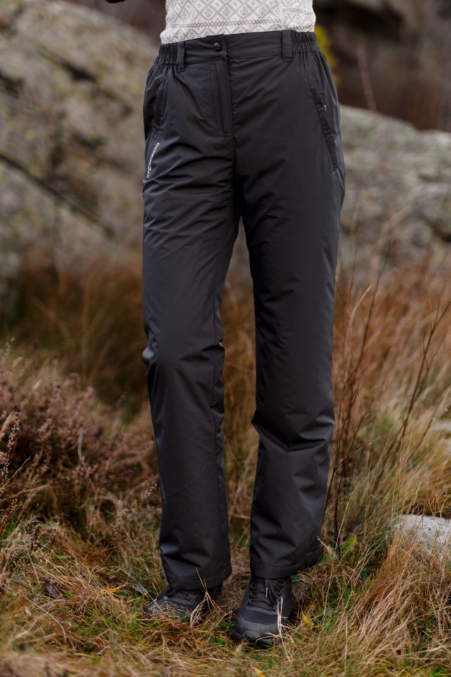 Lærdal fôret skallbukse Black Dame - 1