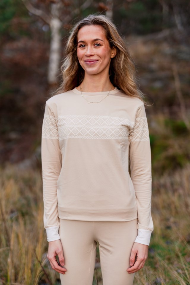 Hardanger supersoft trøye Beige Dame - 1