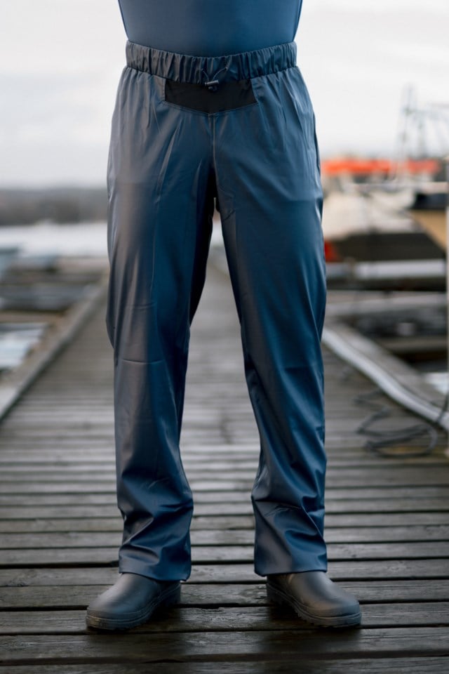 Lofoten lettvekts regnbukse Blue Herre - 1