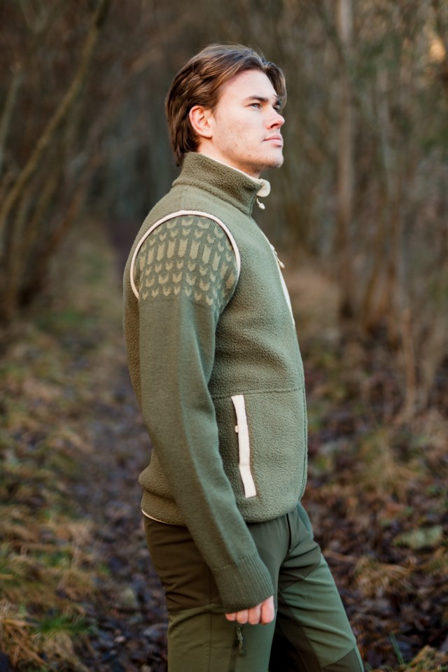 Porsanger sherpavest Green Herre - 1