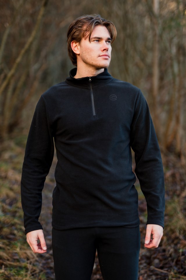 Bergen fleecegenser Black Unisex - 1