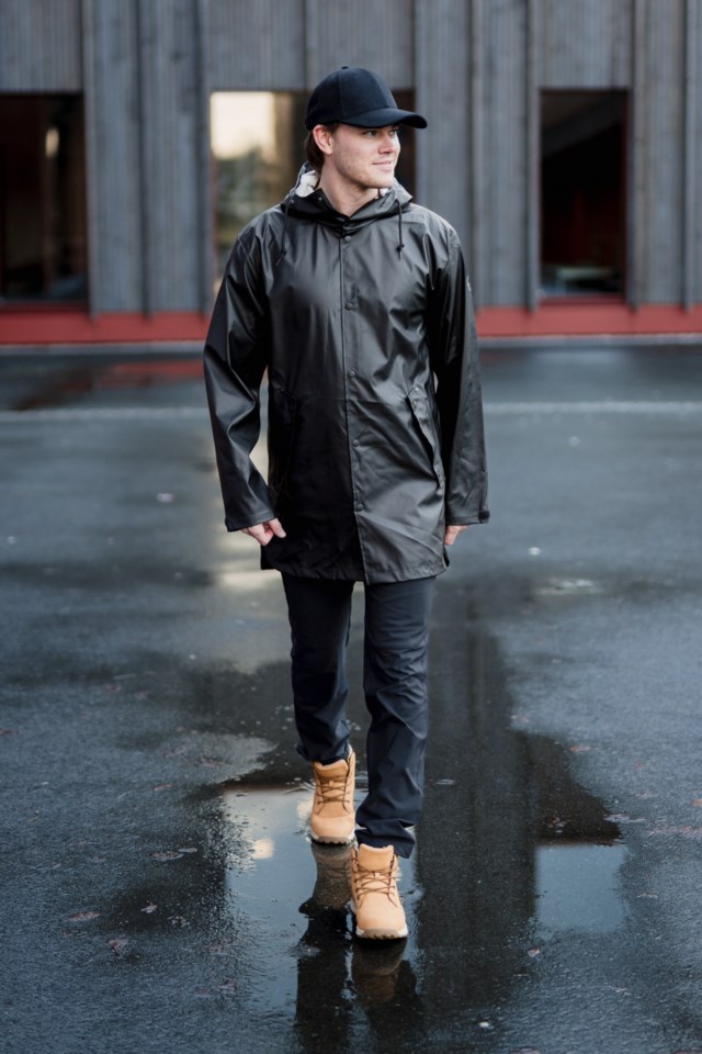 Nordsjø regnparkas Black Herre - 1