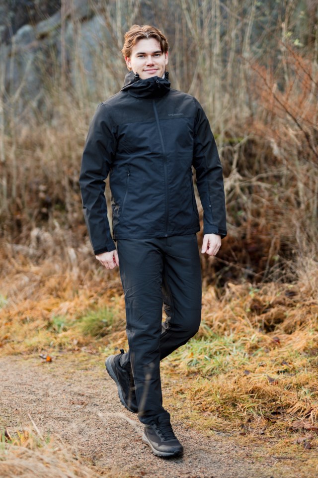 Lærdal fôret skallbukse Black Herre - 1