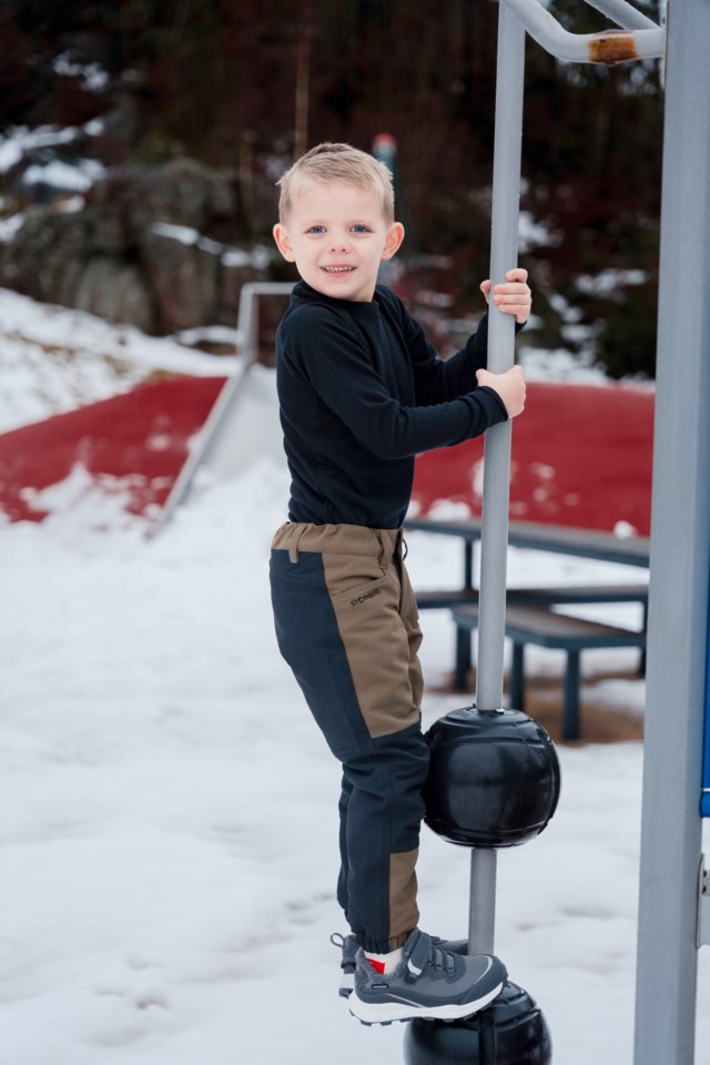 Fjellfonna fôret turbukse barn 1-7 Black|Green Barn - 1