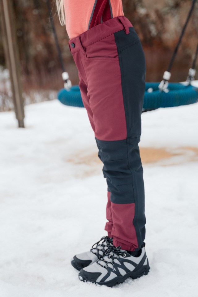 Fjellfonna fôret turbukse barn 1-7 Black|Red Barn - 1