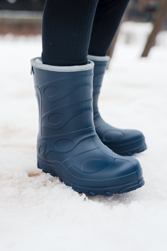 Snefjord ullfôret lettvekts termostøvel barn Blue Barn - 1