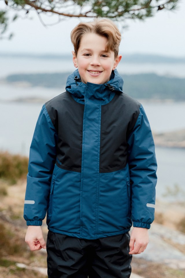 Nordbreen vanntett vinterjakke barn 8-14 Blue Barn - 1