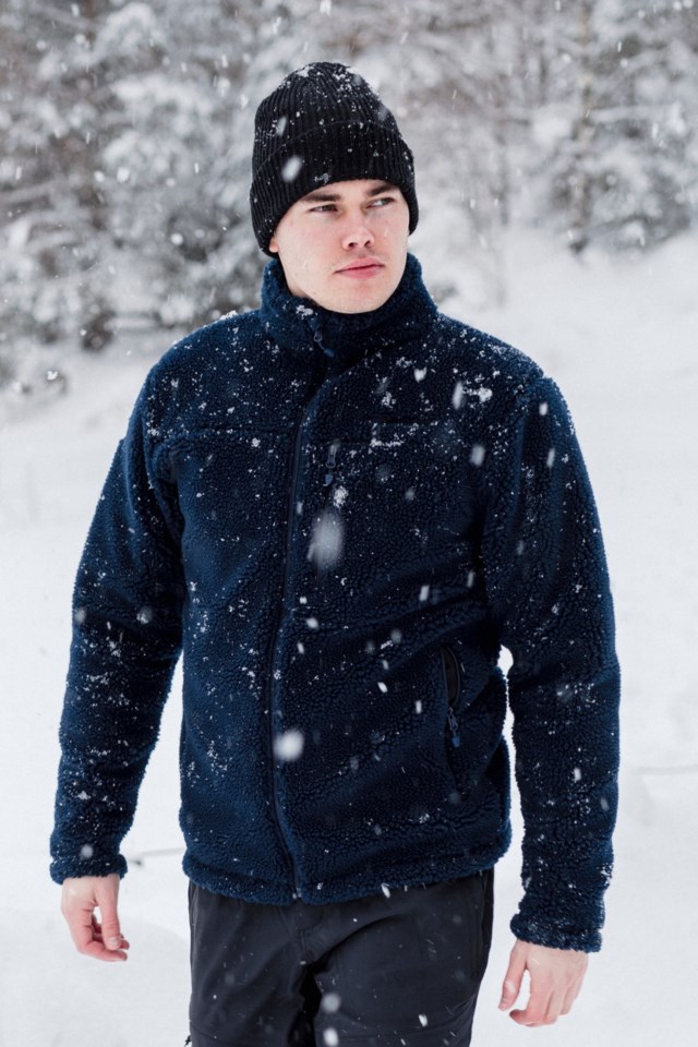 Ullnes sherpa ulljakke Blue Herre - 1