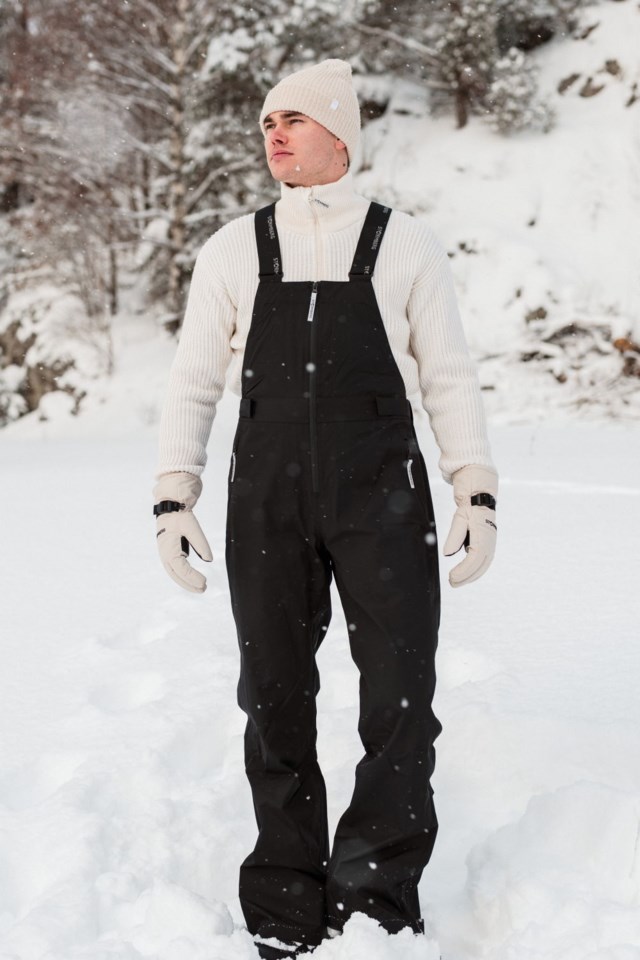 Romsdal 3-lags teknisk salopette skallselebukse Black Herre - 1