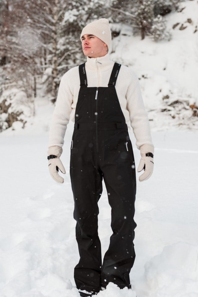 Romsdal 3-lags teknisk salopette skallselebukse Black Herre - 1