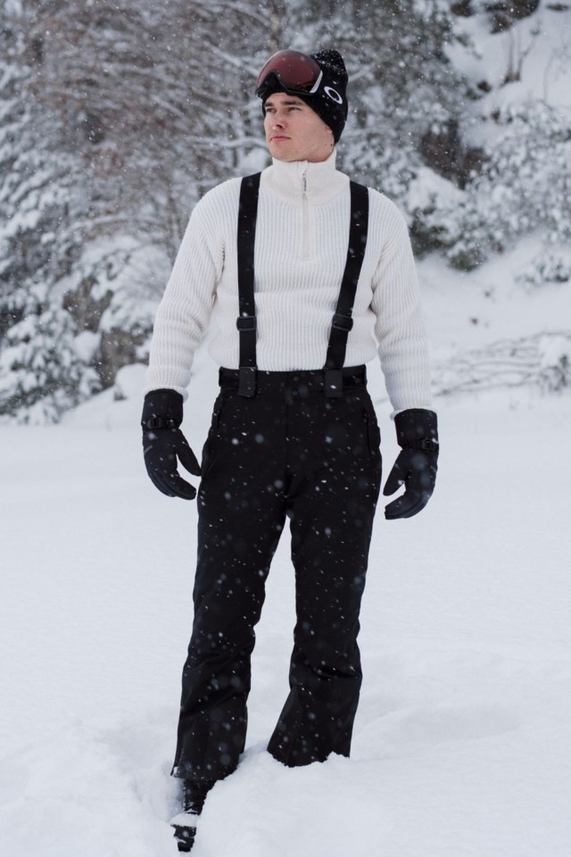 Hafjell vattert selebukse m/ korte ben Black Herre - 1