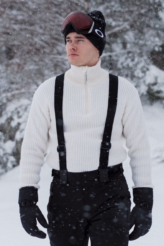 Bondalen Half Zip strikkegenser White Herre - 1