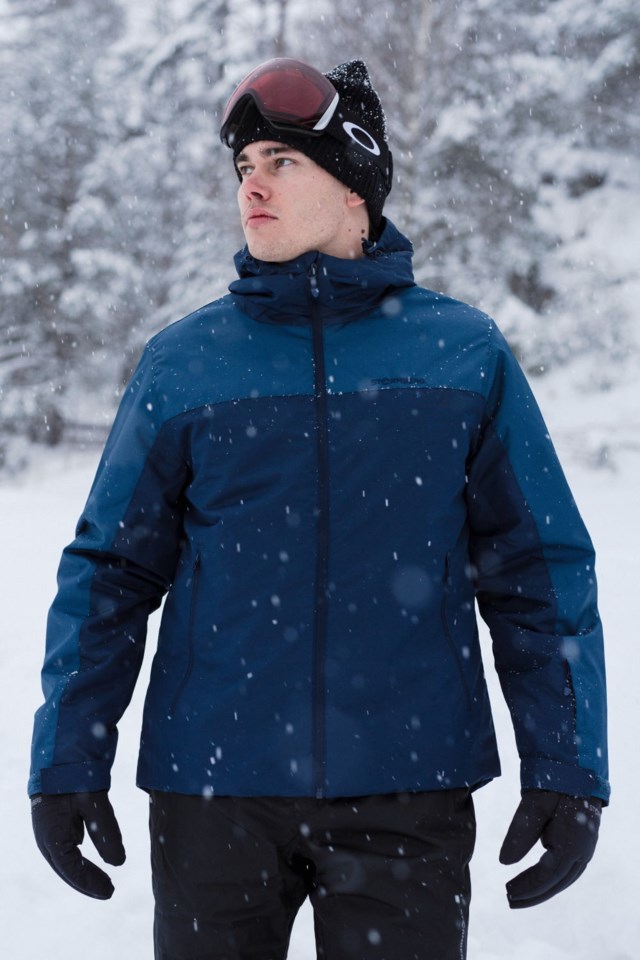 Kvitfjell vattert jakke Blue Herre - 1