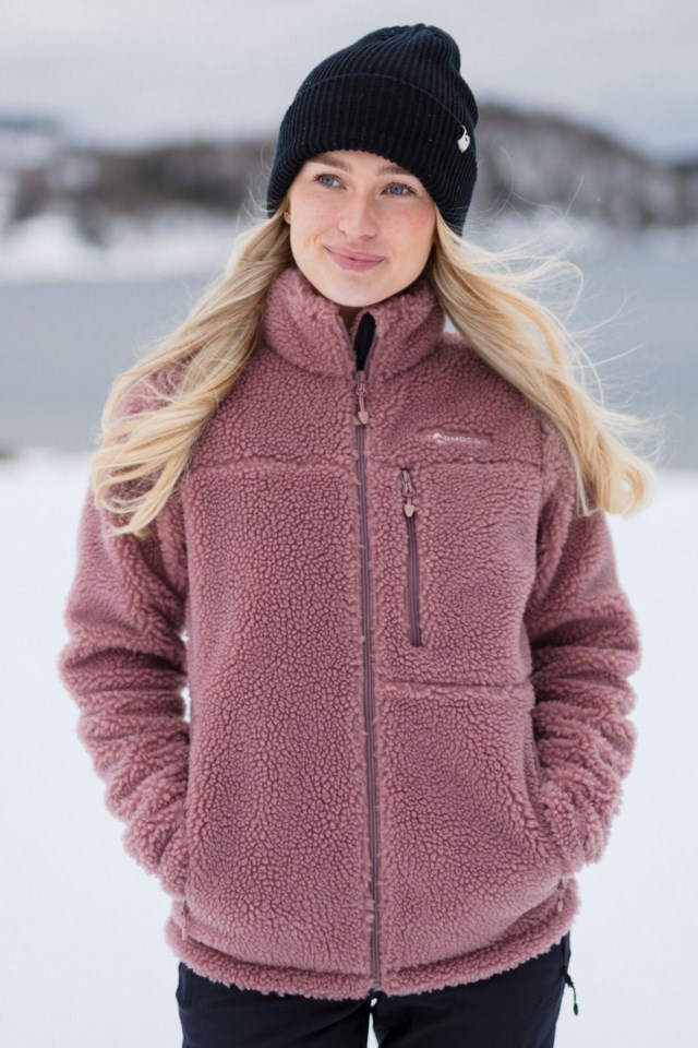 Ullnes sherpa ulljakke Pink Dame - 1