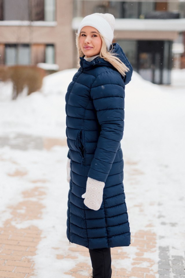 Nordtoppen lang parkas Black Dame - 1