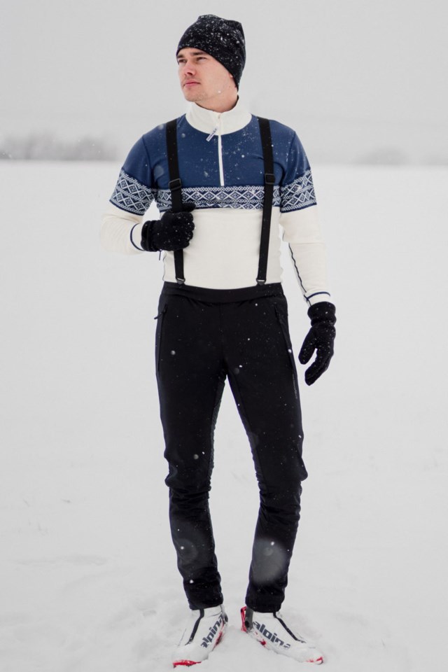 Vettakollen Zip-Off turtights m/ seler Black Herre - 1