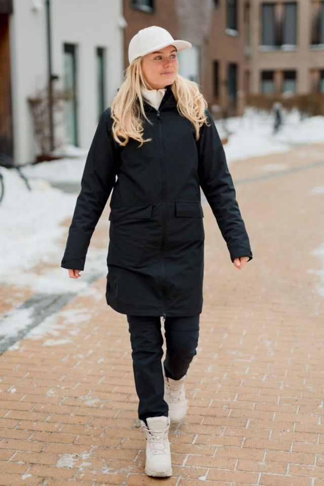 Vestfjorden vattert lettvekts skallparkas Black Dame - 1