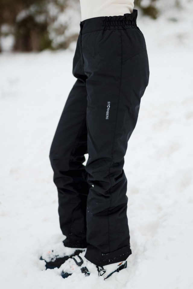 Kvitfjell vattert bukse Black Dame - 1