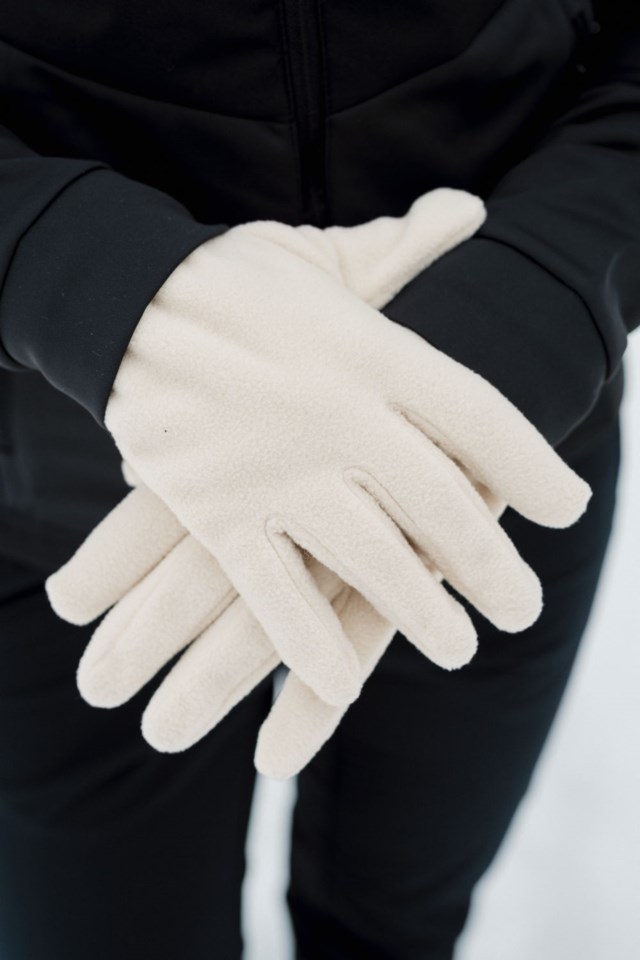 Rjukan fleecehanske White Unisex - 1