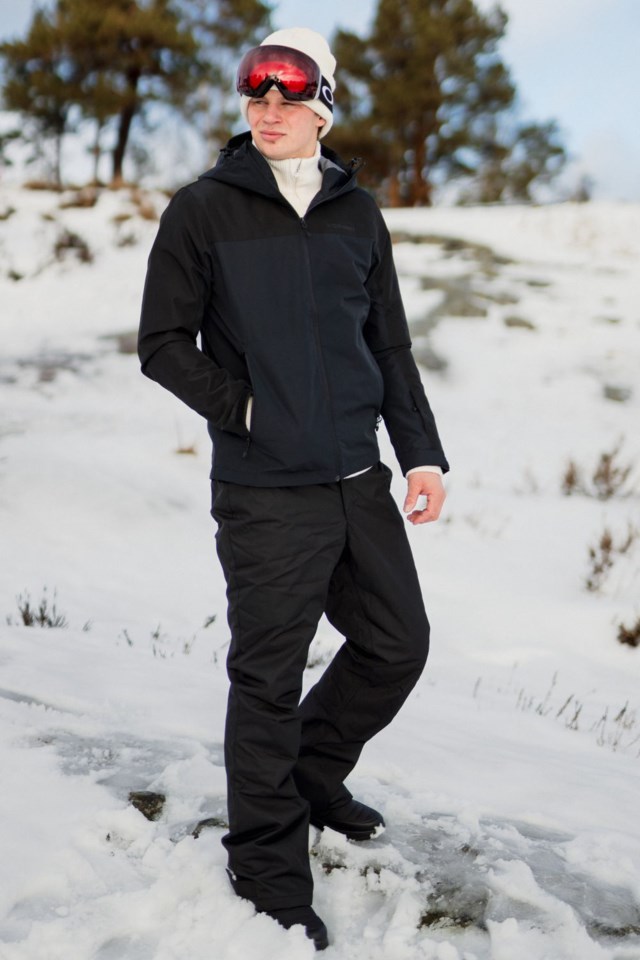 Kvitfjell vattert bukse Black Herre - 1