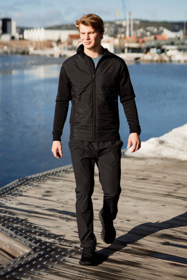 Sprek teknisk fritidsbukse Black Herre - 1