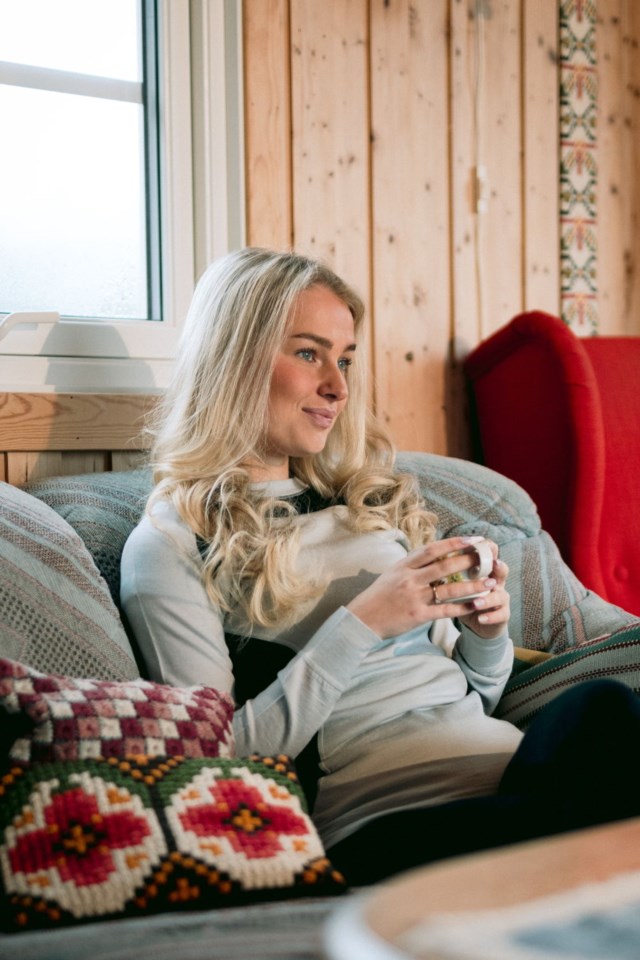 Polarfjell ulltrøye Black|Grey Dame - 1