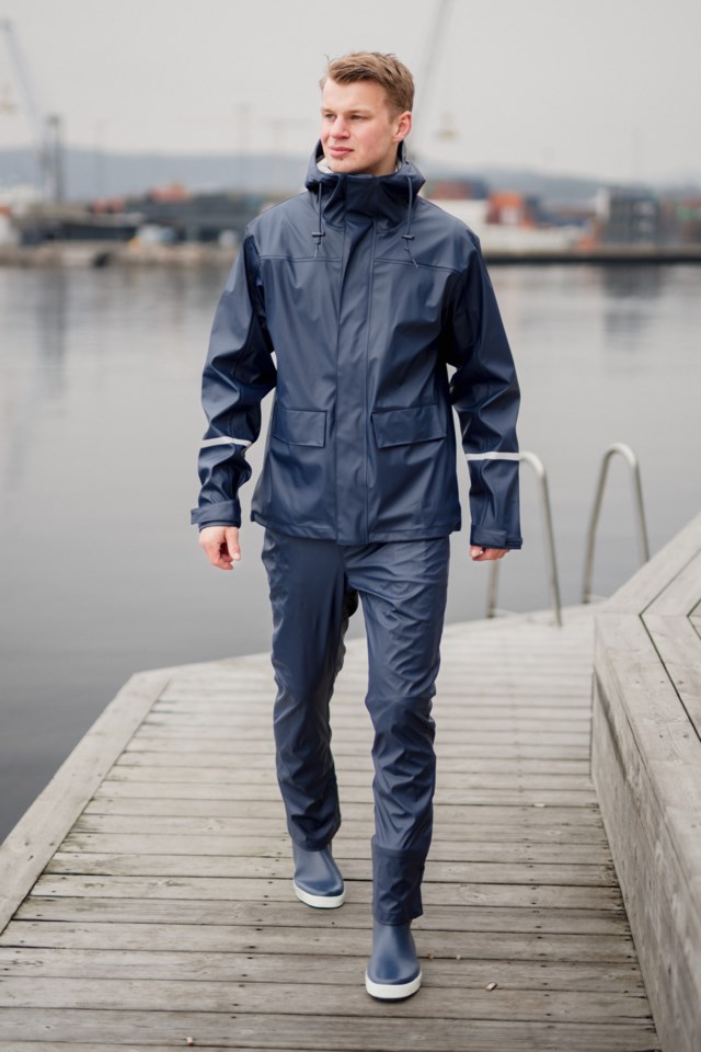 Bodø lettvekts regnbukse Blue Herre - 1