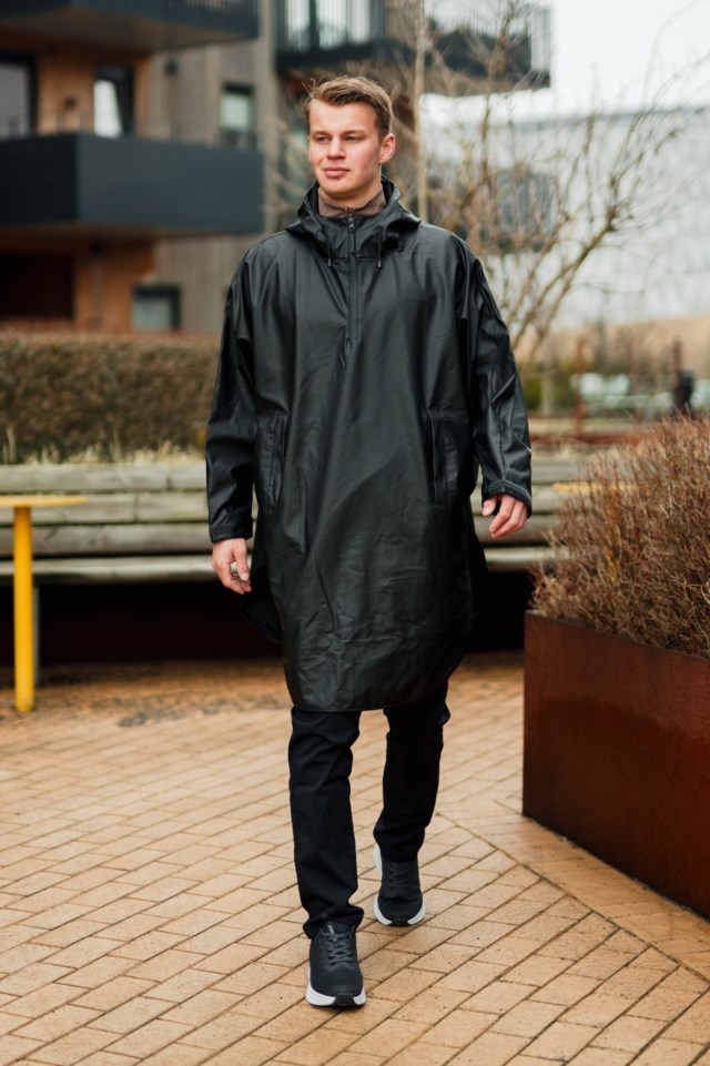 Båtsfjord regnponcho Black Unisex - 1