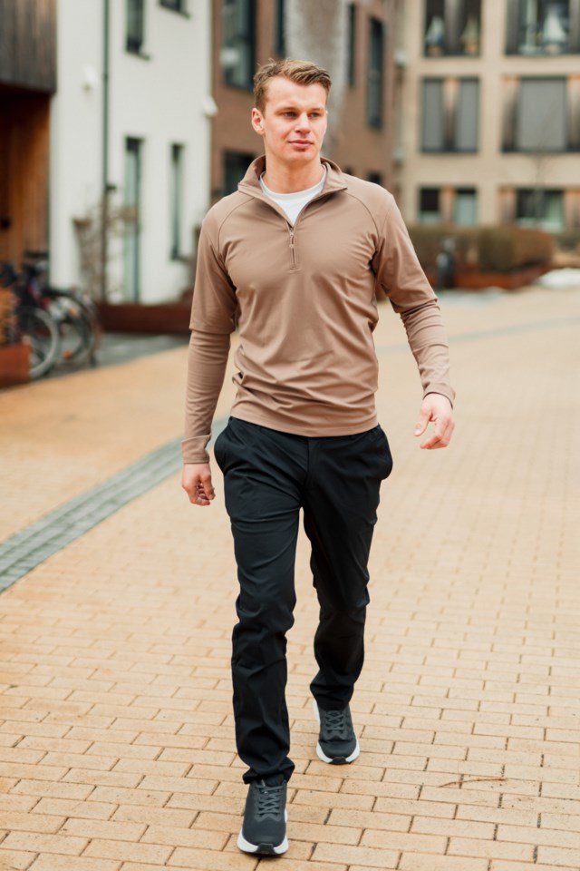 Sørmarka teknisk Half Zip genser Brown Herre - 1