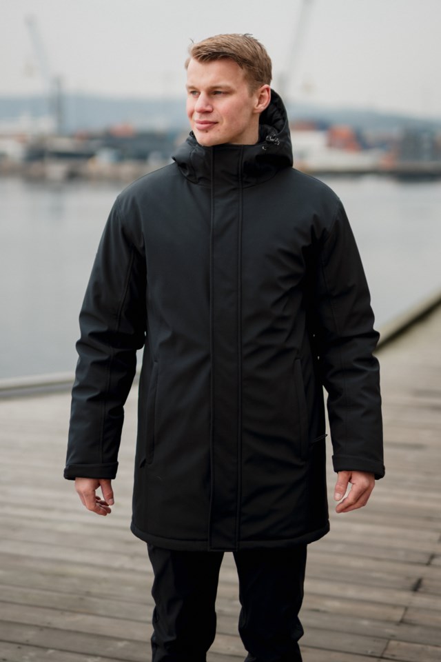 Østisen vattert parkas Black Herre - 1