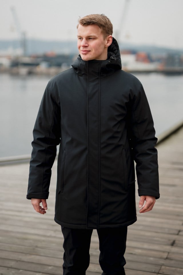 Østisen vattert parkas Black Herre - 1