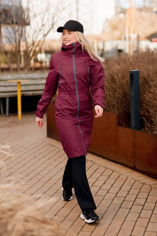 Froland vanntett lang skallparkas Red Dame - 1