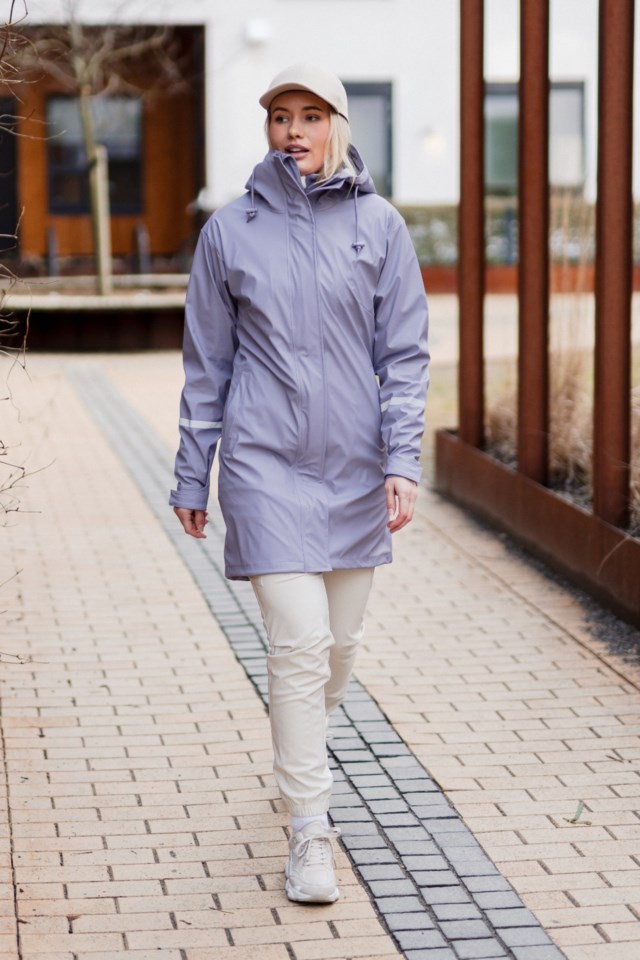 Båtsfjord regnkåpe Purple Dame - 1