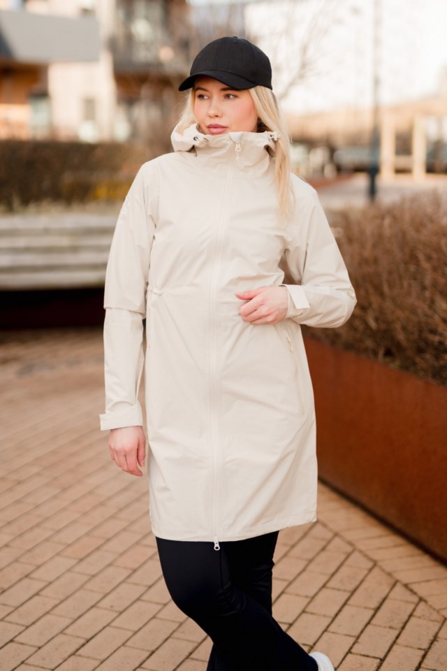 Larvik skallparkas Beige Dame - 1