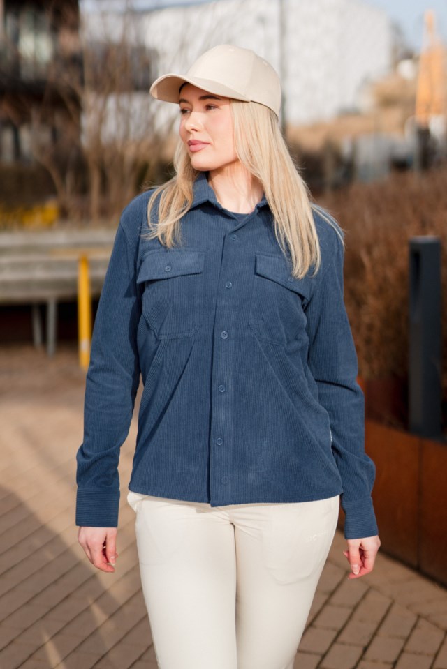 Numedal cord turskjorte Blue Unisex - 1
