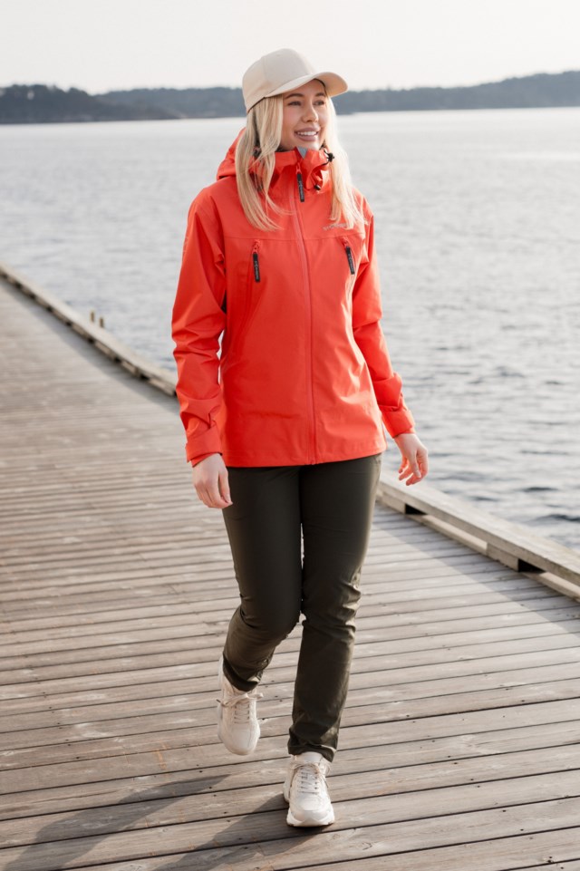 Romsdal 3-lags teknisk skalljakke Red Dame - 1